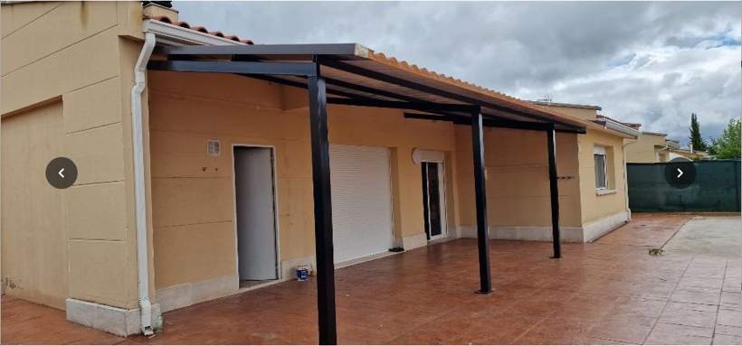 Marquesina metálica exterior