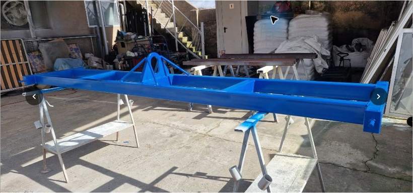 Estructura fabricada en taller